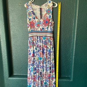 Maxi multicolored summer dress